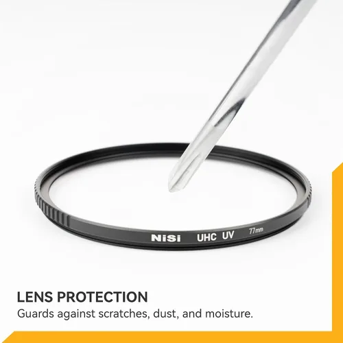 Vista 6 de NiSi, Filtro de protección UV UHC de 1.594 in – Diseño ultra delgado con 18 recubrimientos multicapa, revestimiento ultra duro, nanorecubrimiento