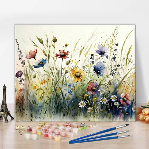 Vista 13 de TUMOVO Pintura por números para adultos, Golden Retriever, pintura por números, pintura acrílica DIY para adultos y niños, pintura por números niños