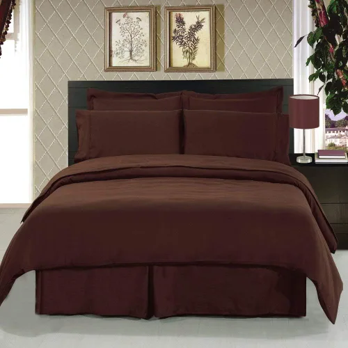 Vista 7 de Royal Hotel Bedding Juego de funda de edredón - Ligero y ultrasuave - Sin arrugas doble cepillado, funda de edredón sólida con cierre de botón y 2