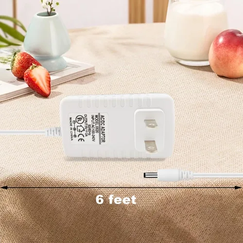 Vista 2 de Reemplazo del cable de alimentación de 5 V para máquina de sonido de escotilla de reposo, reposo + y mini cargador de reposo - Adaptador de fuente