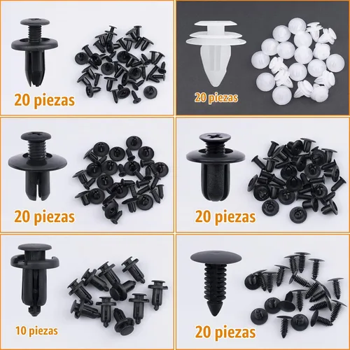 Vista 3 de Kit de clips de retención de automóvil de 6 tamaños, clips para panel de moldura de puerta automática, accesorios de repuesto de tornillos