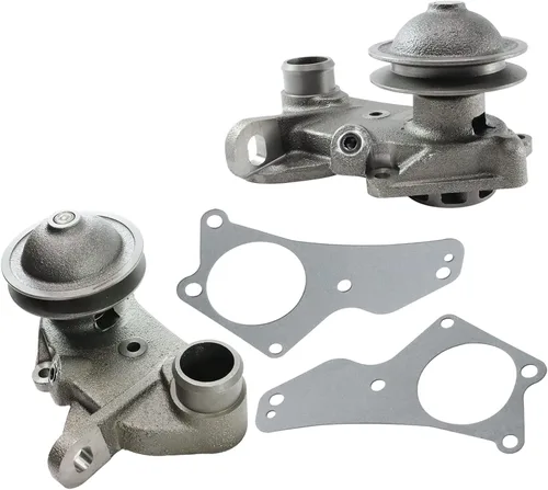 Vista 6 de Par (2) bombas de agua de cabeza plana compatibles con la camioneta Fo-rd F1 Deluxe Anglia 1932-1952 #GH5592DRV, GH5592PASS; no necesita taladrar ni