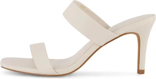 Vista 2 de CUSHIONAIRE Sandalias de vestir para mujer con espuma viscoelástica, anchos disponibles, Negro