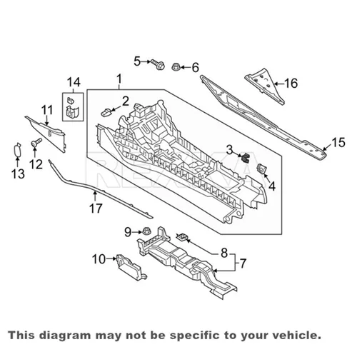 Vista 8 de Rexka Clip de resorte para panel de ajuste metálico, 30 unidades, 0.630 in, compatible con VW Audi 4A0-867-276A 30Pcs