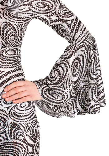 Vista 7 de Disfraz para mujer Foxy Lady Disco Multicolor