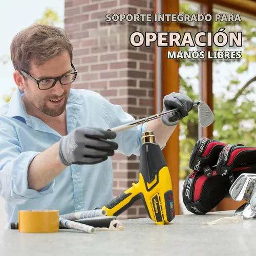 Vista 4 de Wagner Spraytech 0503063 FURNO 500 Pistola de calor de temperatura variable, 2 boquillas y 12 ajustes de temperatura que van de 150 °F a 1200 °F