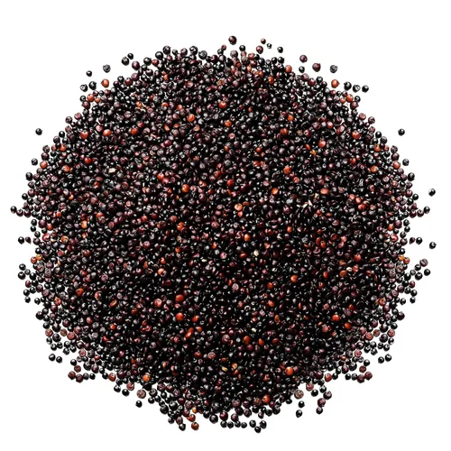 Vista 3 de Quinua negra, 12 onzas – grano entero, crudo, vegano, Sirtfood, a granel. Fácil de cocinar. Buena fuente de fibra, proteínas a base de plantas.