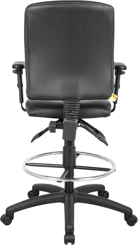 Vista 8 de Taburete multifunción Boss, de tela, Plástico Madera, Negro