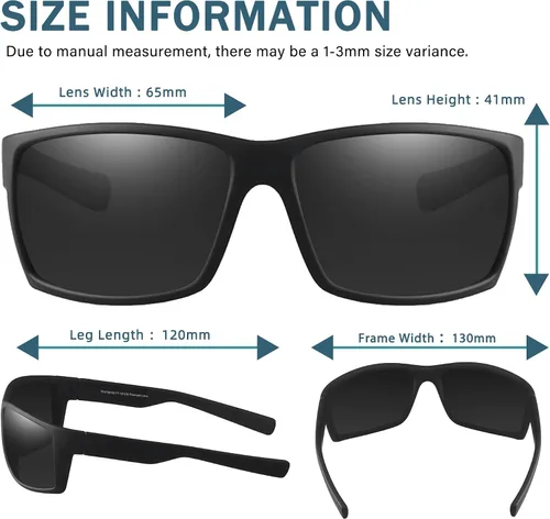 Vista 6 de Gafas de sol polarizadas flotantes de pesca para hombres y mujeres, regalos de vela, lancha, playa, estilo fresco