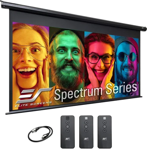 Vista 14 de Elite Screens 84" Spectrum Pantalla de proyector motorizada eléctrica, para cine en casa, juegos, ELECTRIC84H2