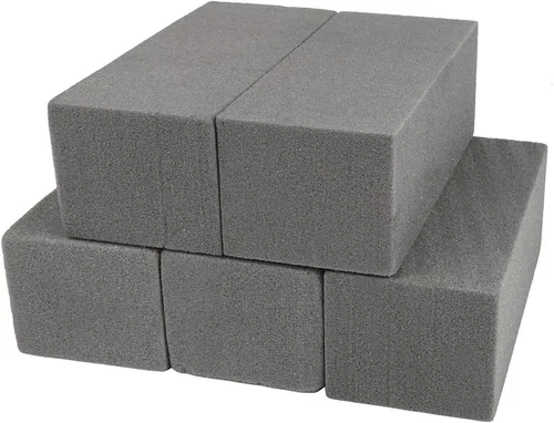 Vista 8 de LOMIMOS 10 piezas de ladrillos de espuma floral, suministros de bloques de floristería para arreglos florales de bricolaje 10 piezas mojadas