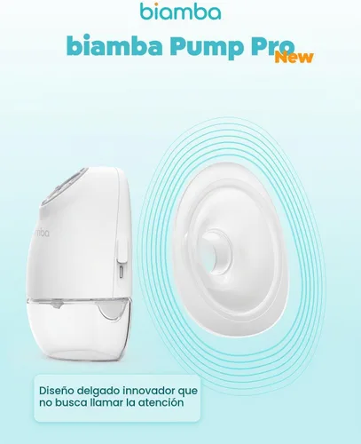 Vista 2 de Pump Pro - Extractor de leche portátil manos libres, bombas de lactancia materna portátiles de 6.1 fl oz con control de aplicación, sacaleches