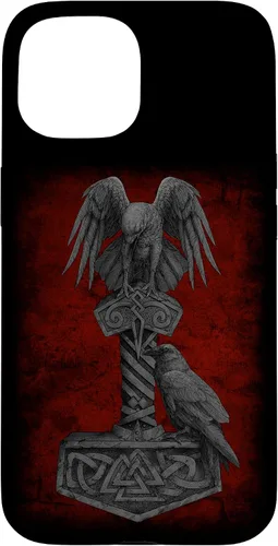 Vista 6 de Funda para iPhone 17 de Mjolnir Odín de la mitología vikinga nórdica de Thor