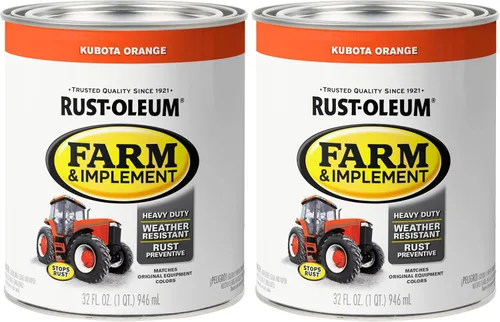 Vista 45 de Rust-Oleum 280135 Pintura en aerosol para granjas e implementos, 12 onzas, color naranja Allis Chalmers, (paquete de 1)