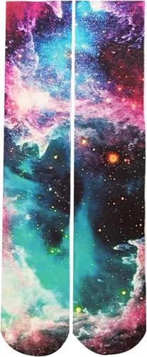 Vista 36 de KACOLOR Divertidos calcetines unisex para hombre, calcetines largos de compresión con impresión 3D