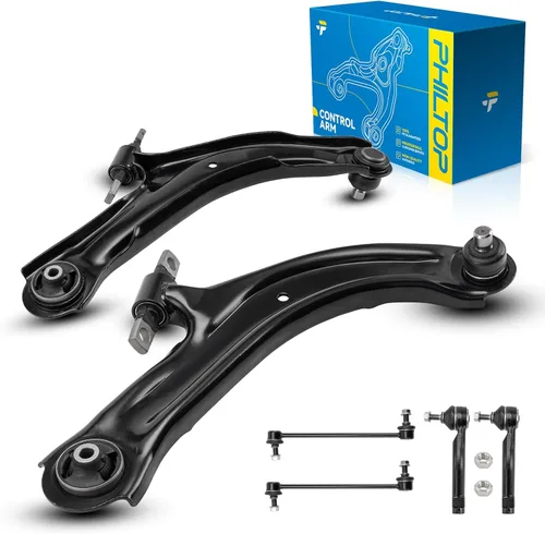 Vista 210 de PHILTOP 6 piezas de brazo de control delantero inferior con barra estabilizadora de rótula para Nissan Rogue 2014-2020 Rogue Sport 2017-2022 Qashqai