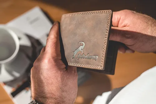 Vista 8 de Hodalump Carteras para hombre, Premium Hodalump 1173, Vintage