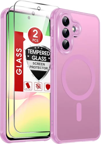 Vista 17 de LeYi Funda para teléfono Samsung-S23: protector de pantalla e imán MagSafe Púrpura