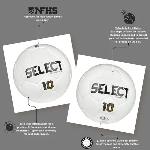 Vista 4 de SELECT Numero 10 Soccer Ball