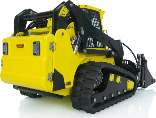 Vista 5 de 1/14 Lesu cargador hidráulico Rc Aoue Lt5 con seguimiento de camión de control de radio de dirección deslizante Amarillo y negro