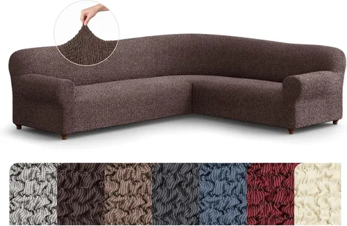 Vista 11 de PAULATO BY GA.I.CO. Funda para muebles, sillón, sofá, desmontable elástica de doble vía - Hecha en Italia - Colección Mille Righe Azul