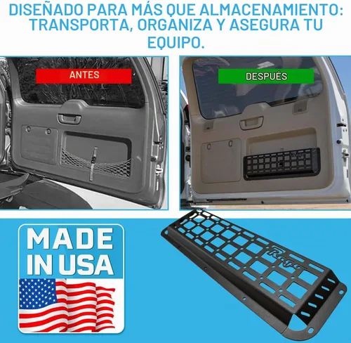 Vista 7 de Rago - Jaula de carga para Lexus GX 470 Molle de acero laminado 2002-2009