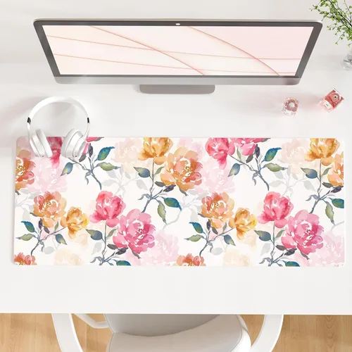 Vista 12 de Qiyi Alfombrilla de escritorio, grande, de mouse, vía láctea, decoración, piel sintética impermeable, protector para oficina, hogar, trabajo