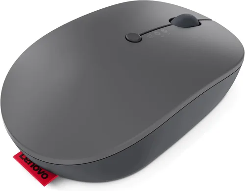Vista 11 de Lenovo Ratón silencioso Bluetooth 600, sensor óptico azul, DPI ajustable, 4 botones, Microsoft Swift Pair, Windows, Chrome, GY50X88832, gris