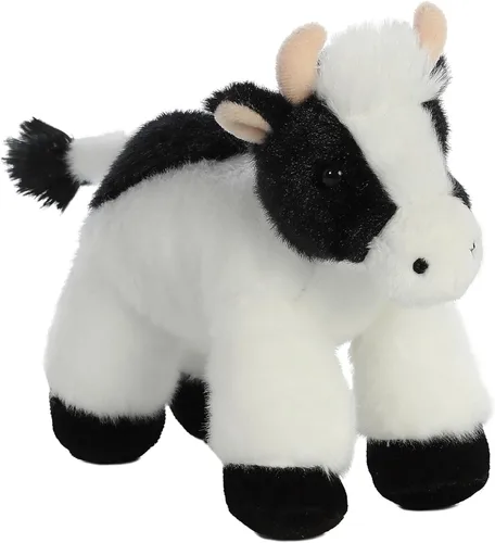 Vista 131 de Aurora® Adorable Mini Flopsie™ Mei Mei™ Animal de peluche, facilidad juguetona, compañeros atemporales, color blanco, 8 pulgadas