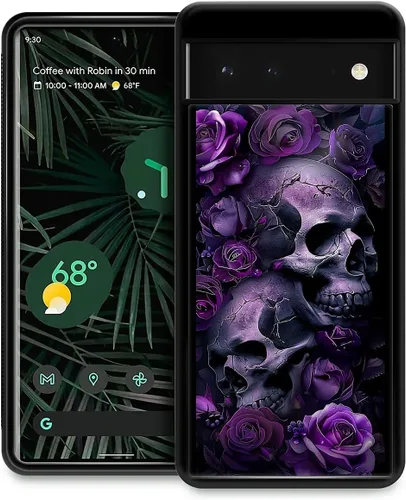 Vista 120 de Compatible con Google Pixel 4A 5G Mobile Case Creative Acrylic Panel trasero Silicona Protección Grip especialmente diseñado para Google Pixel 4A 5G