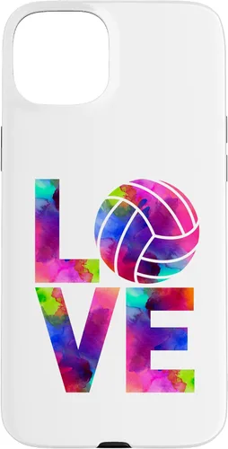 Vista 9 de Funda para iPhone 11 Pro Max Love Volleyball Watercolor Girl Team Tournament Retro Vibe