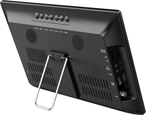 Vista 8 de Supersonic SC-2812 TV LED portátil de 12 pulgadas, sintonizador de TV digital, radio FM, entradas HDMI y USB - Resolución de 1280 x 800, batería