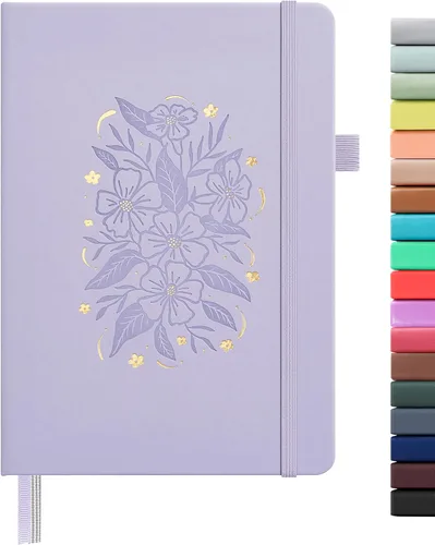 Vista 90 de ⩓ Per Se Cuaderno de Diario con Líneas (3 Paquetes), 160 Páginas Papel Grueso 100GSM, A5 Tapa Dura Cuadernos con Rayas Universitarias para Escribir