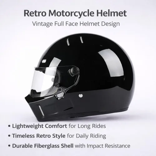 Vista 2 de CRG - Casco de motocross de cara completa para motocicleta de calle, de fibra de vidrio, certificado por DOT, casco de tamaño extra grande Negro