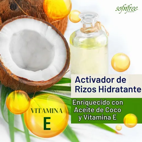 Vista 3 de Sofn'free Hidratante y Activador de Rizos Loción - 3.38 fl oz