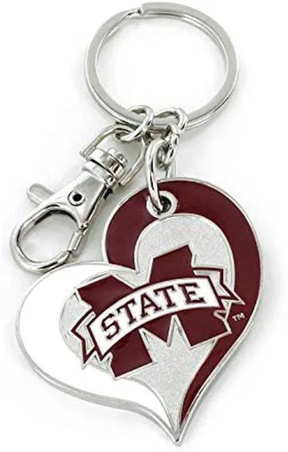 Vista 3 de aminco NCAA unisex-adulto Llavero de Corazón Espiral
