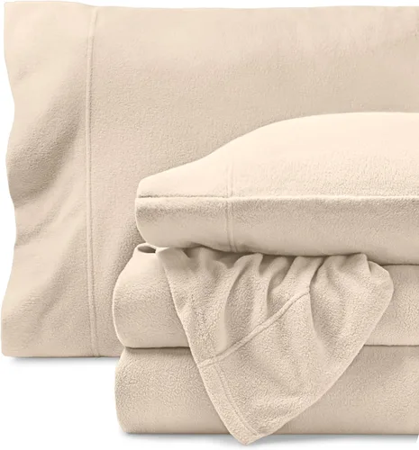 Vista 21 de Bare Home Juego de sábanas de forro polar súper suave, tamaño individual, forro polar extra afelpado, sábanas de cama que no forman bolitas, calidez