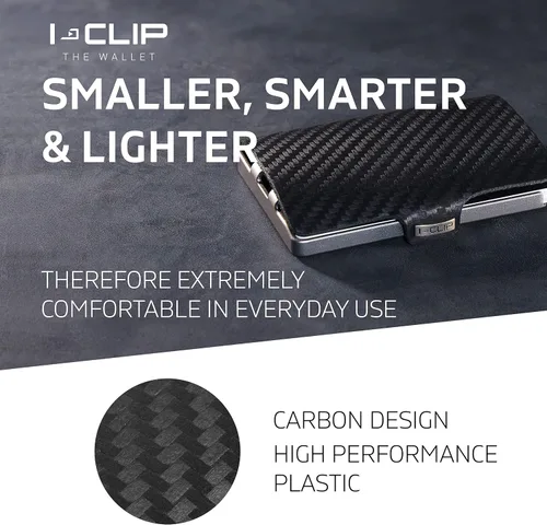 Vista 4 de I-CLIP Wallet Pure (disponible en 7 variantes), Cartera RFID