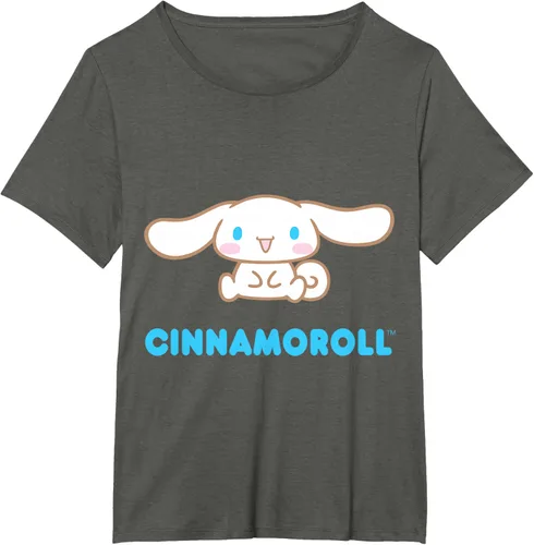 Vista 71 de Cinnamoroll Character Front and Back T-Shirt S Negro