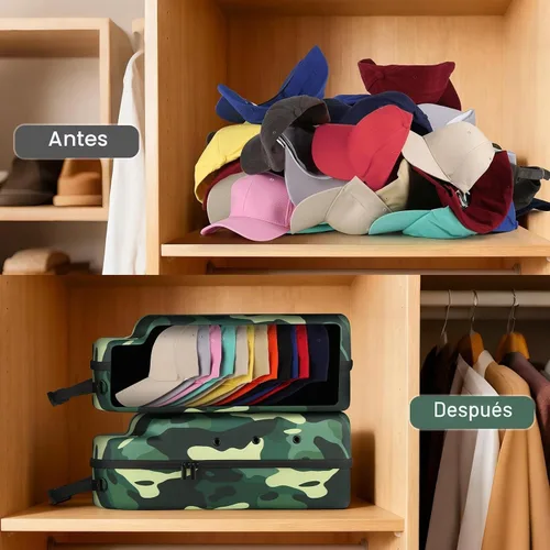 Vista 6 de GERMUN Funda rígida para gorra de béisbol, funda de viaje con correa ajustable para el hombro, funda para 12 gorras de béisbol, perfecta para viajes