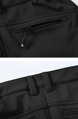 Vista 6 de YSENTO Pantalones de esquí de nieve impermeables con forro polar para mujer, con aislamiento softshell para senderismo y montaña