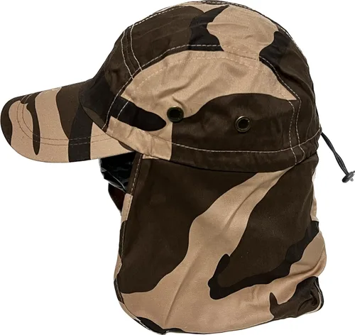 Vista 6 de Mrlahat Gorra de pesca ajustable al aire libre con solapa larga para orejas y cuello, unisex