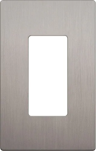 Vista 86 de LIDER Placa de pared decoradora, cubierta de interruptor sin tornillos