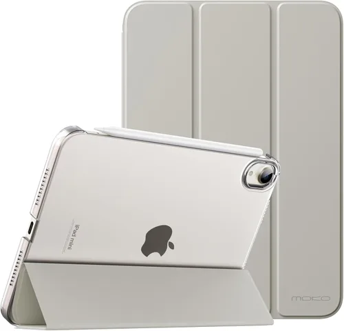 Vista 25 de MoKo Funda para iPad mini 7 (A17 Pro) Generación 2024, Funda para iPad mini 6 2021, Funda Protectora Delgada y Ligera de 8.3 Pulgadas con Carcasa
