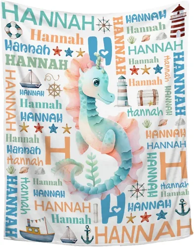 Vista 19 de Manta de conejo personalizada para niños y niñas, manta de bebé ultra suave, regalo personalizado, decoración de manta con nombre, 30 x 40 pulgadas