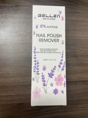 Vista 4 de Gellen Juego de removedor de esmalte de uñas con aroma a lavanda con lápiz lavanda (Lavender Scent)