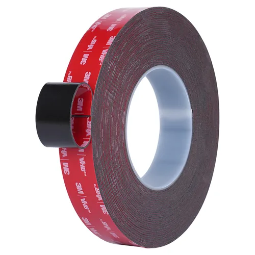 Vista 9 de Cinta adhesiva de doble cara resistente, cinta de espuma de montaje impermeable, 9.9 pies de largo, 0.4 pulgadas de ancho, cinta adhesiva resistente