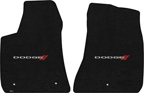 Vista 10 de Lloyd Mats Alfombrillas de piso de ajuste personalizado para Dodge Charger RWD 2011-2023 LogoMat Juego de 2 piezas Carbón 2PC Front Mats Charcoal