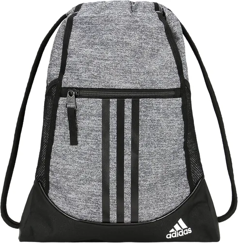 Vista 34 de adidas Alliance Sackpack - Mochila con cordón para deportes, bolsa de Negro/2