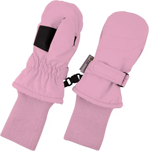 Vista 18 de Zelda Matilda - Mitones impermeables de invierno para niños pequeños y bebés, aislación de 3M Thinsulate 100G Negro